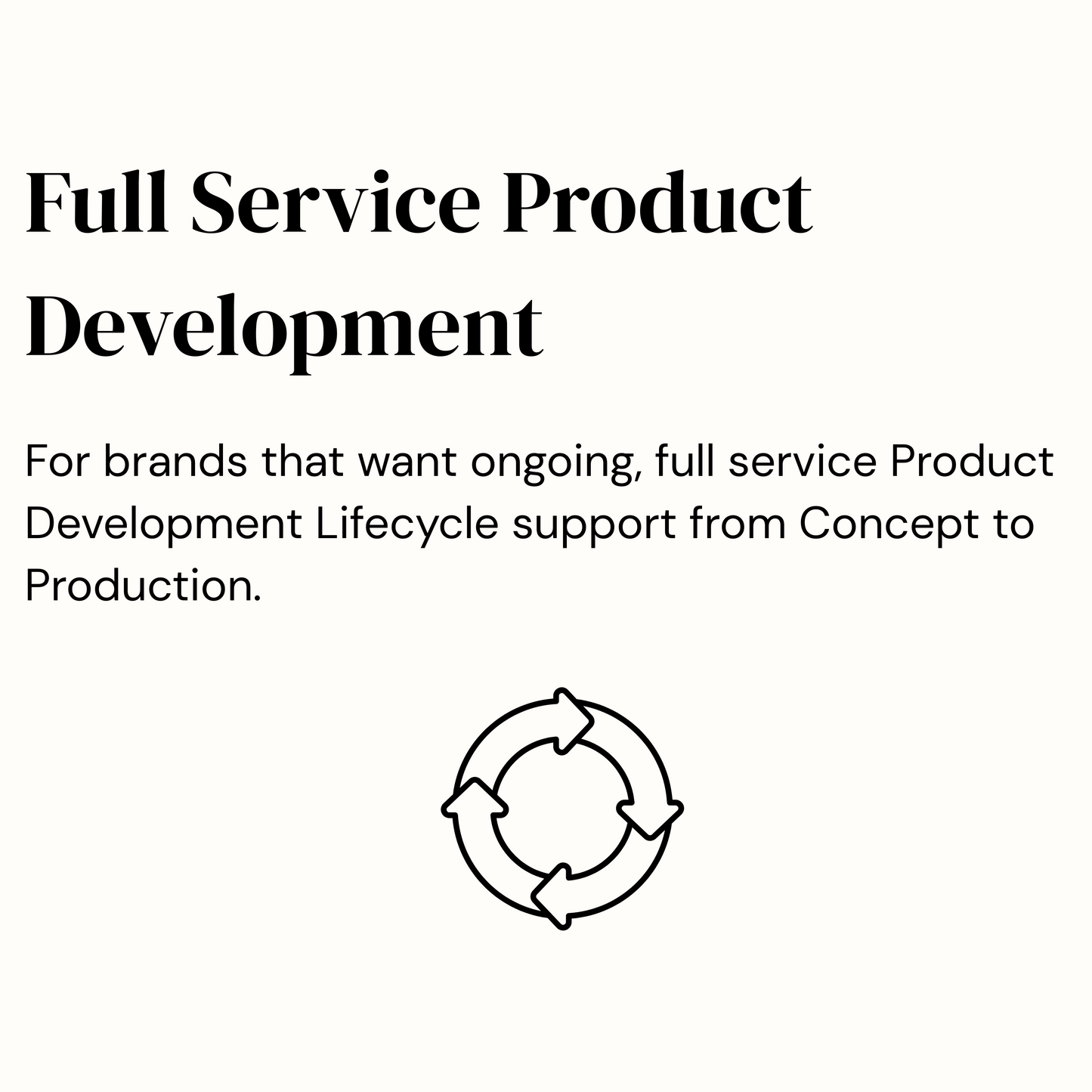Full Service Product Development